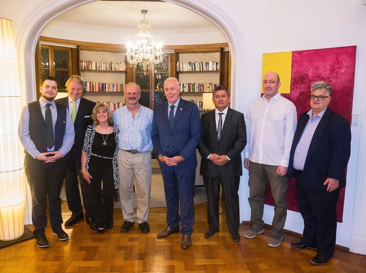 Réception à l'ambassade de Suisse à Buenos-Aires